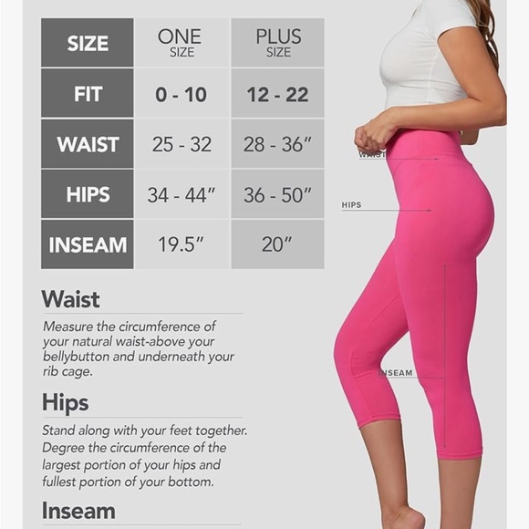 Buttery soft capris in Sea Blue S/M - Picture 5 of 5